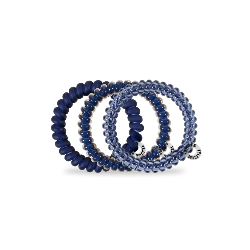 Nightfall Navy Hair Ties Small