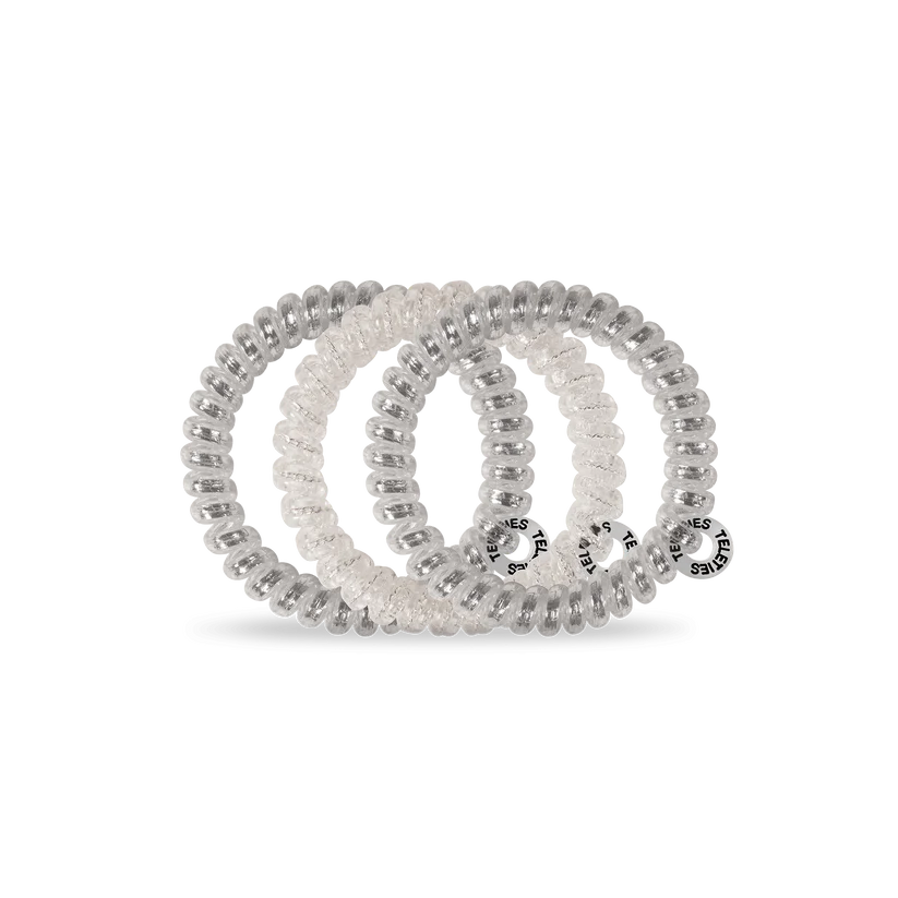 Silver Slay Hair Ties Small
