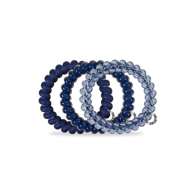 Nightfall Navy Hair Ties Large