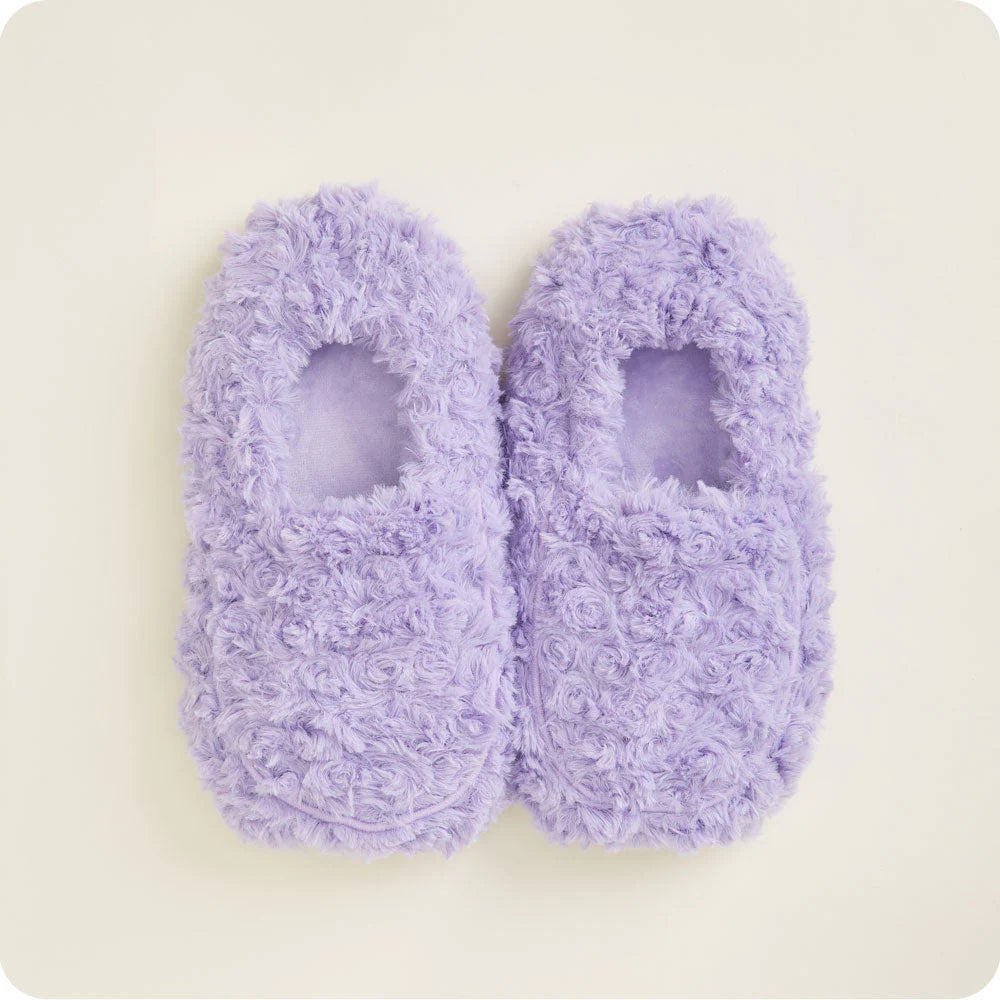 Slippers, Curly Purple V2