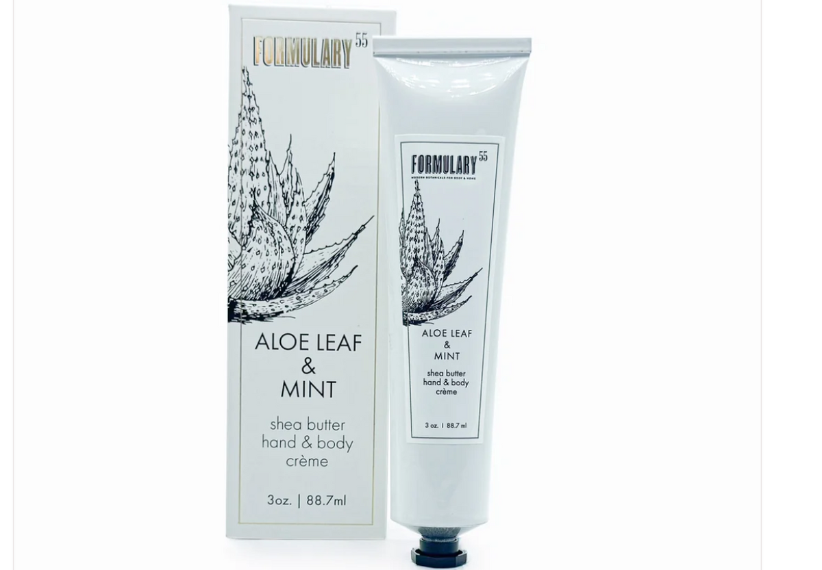 On the Go Hand and Body Creme, Aloe Leaf & Mint