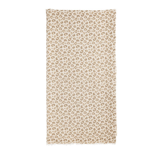 Taupe Leopard Blanket