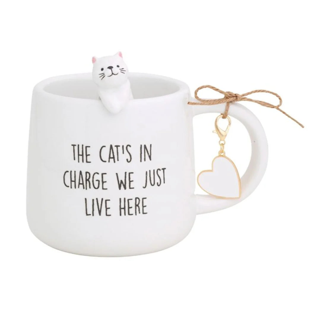 Cat In Charge Figure Mug