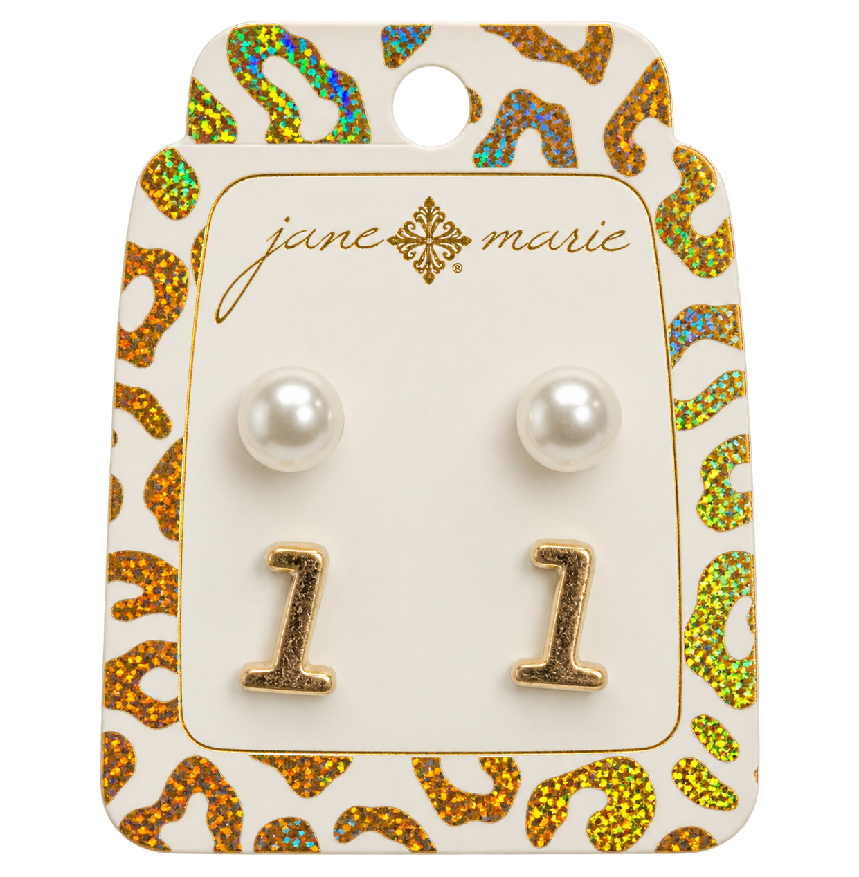 Initial Earring - L