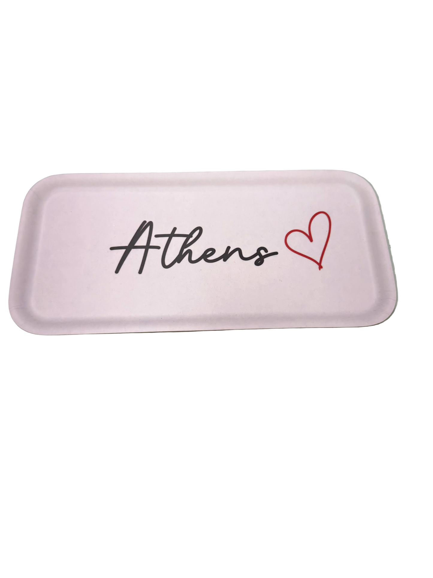 Birchwood Melamine Tray, Love Athens