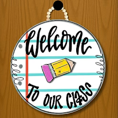 Door Hanger & Mini, Notebook Welcome to Class + Pencil