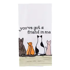 Cat Friend In Me Tea Towel