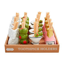 Cheese Wine Toothpick Holder