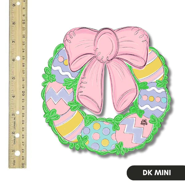 Door Hanger Attachment, Easter Egg Wreath Mini