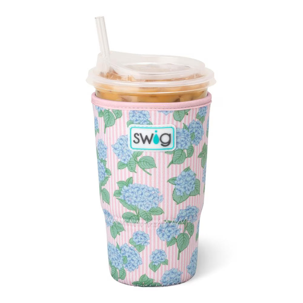 Hydrangeas Iced Cup Coolie (Large)