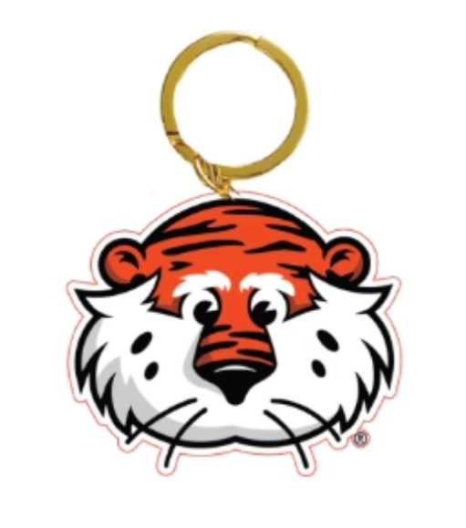 Acrylic Keychain Auburn Aubie