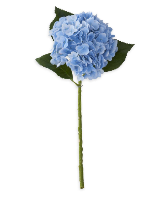 20 Inch Blue Real Touch Hydrangea Spray