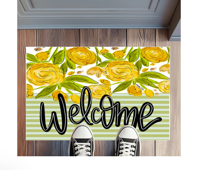 Willow & Green Welcome Rug Floormat