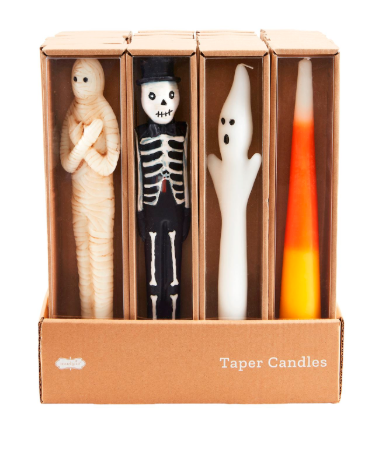Halloween Taper Candle, Assorted