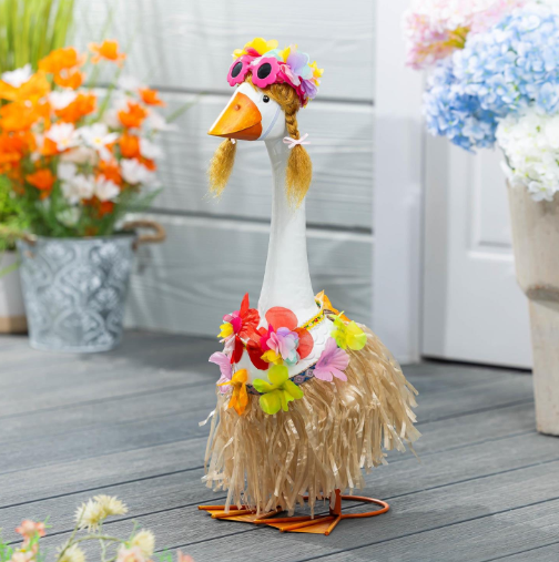 Porch Goose Outfit, Hula Girl