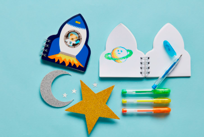 Rocket Stationery Set