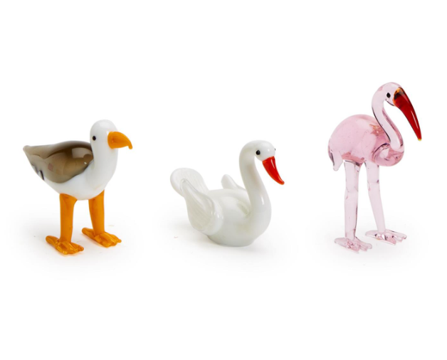 Flamingo Glass Figurine in Gift Box