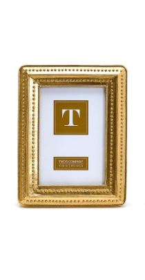 Gold Beaded Edge Frame 4x6