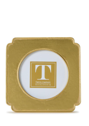 Gold Leaf Photo Frame, 4X4