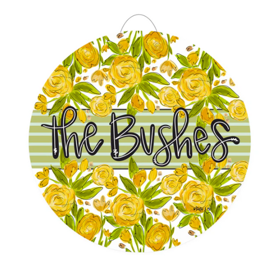 Custom Door Hanger - Sunny Petals PDH1193