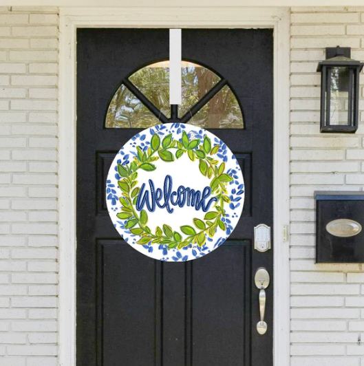 Custom Door Hanger - Willow and Green PDH1189