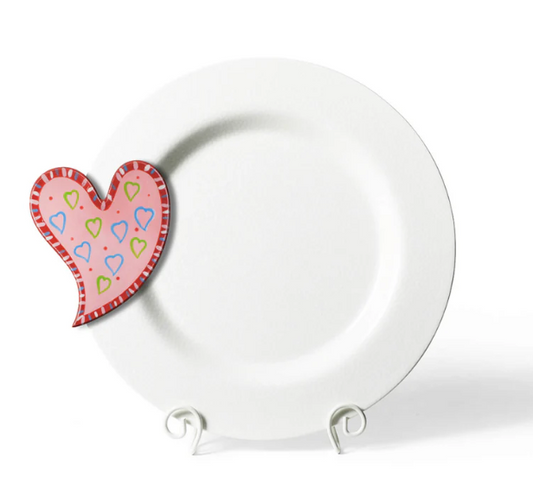 White Small Dot Big Round Platter