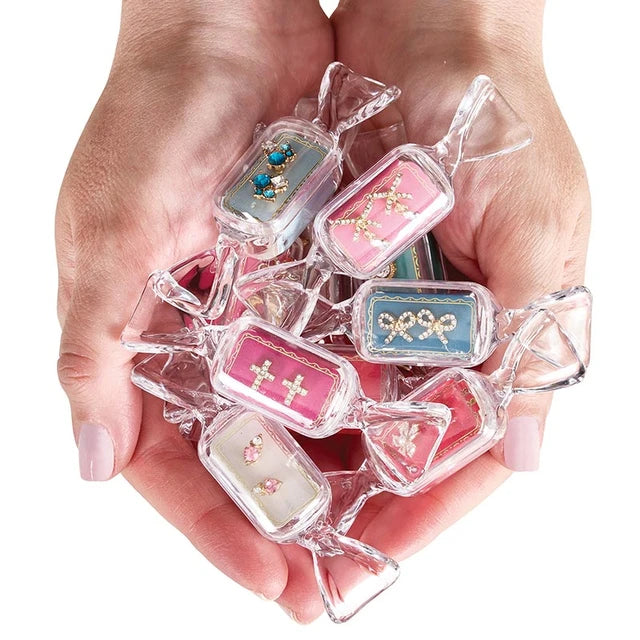 Candy Dish Earring, Light Blue