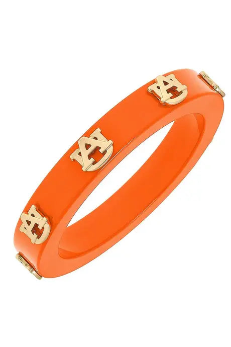 Auburn University Resin Bangle in Orange