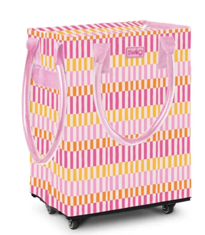 Sherbet Stripe Mega Tote Bag