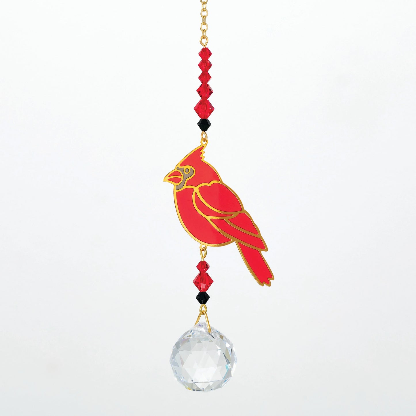 Crystal Dreams Cardinal Chime