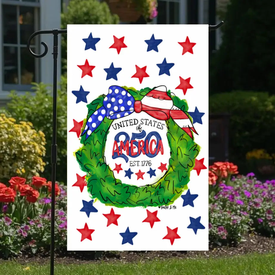 250 Years United States of America Garden Flag