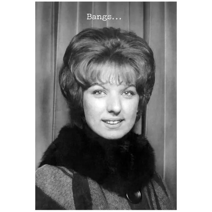 Bangs Greeting Card