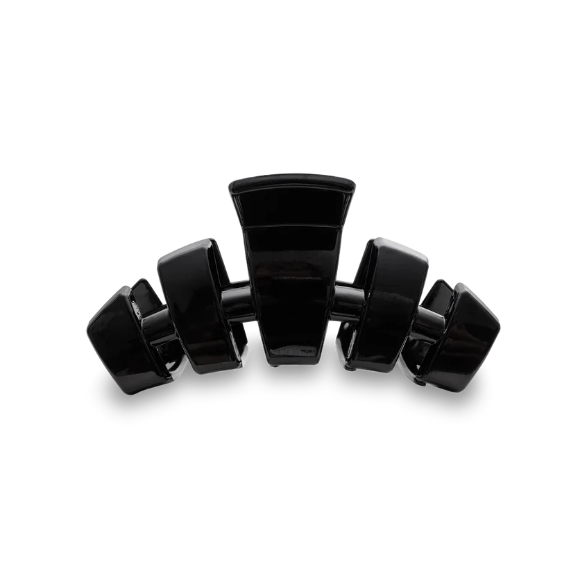 Jet Black Classic Hair Clip Medium