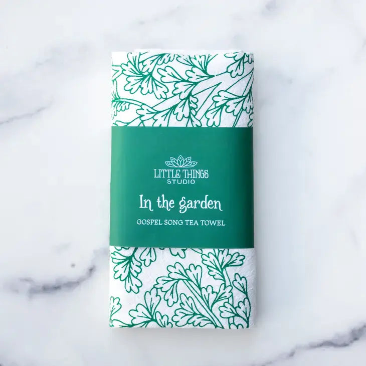 In the Garden Hymn Tea Towel