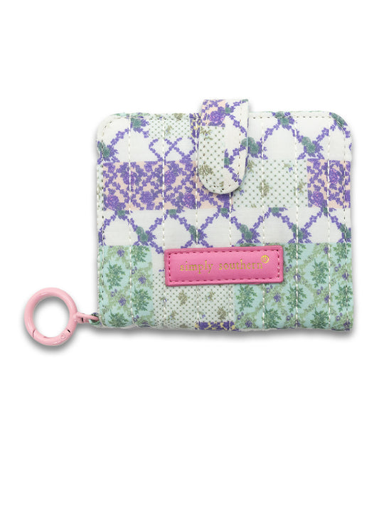 Quilted ID Wallet, Trellis Patch