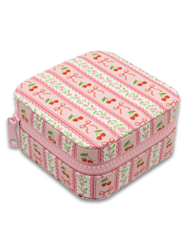Jewelry Case, Cherry Stripe