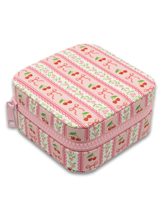 Jewelry Case, Cherry Stripe