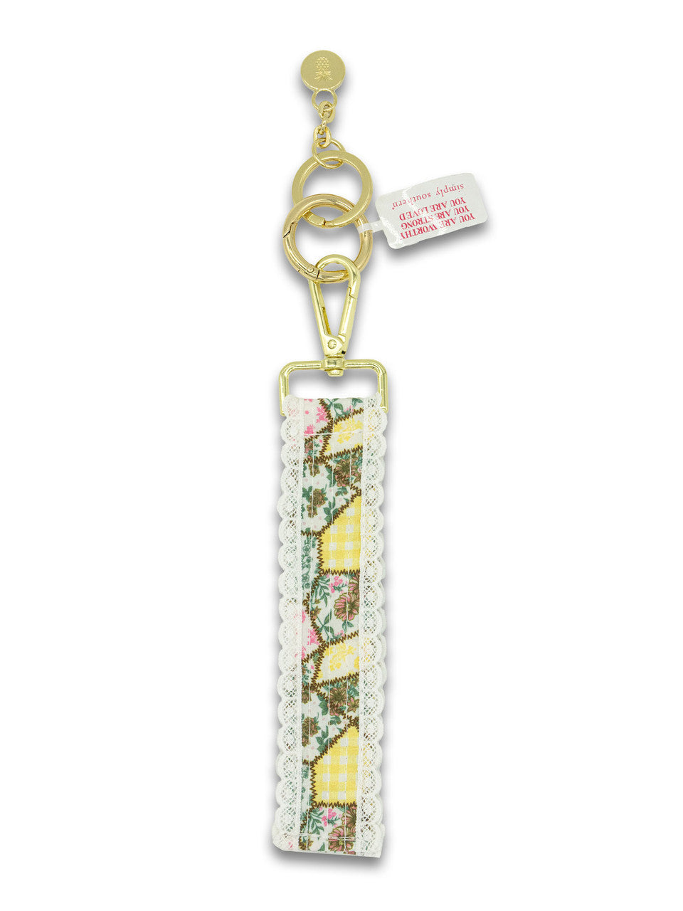 Lace Keyfob, Yellow Patch