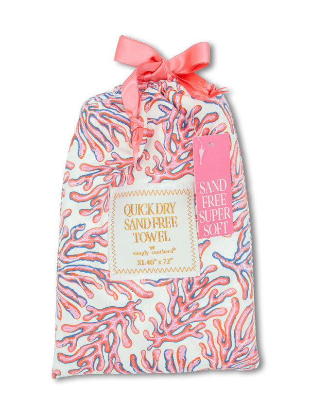 Quick Dry Towel, Coral