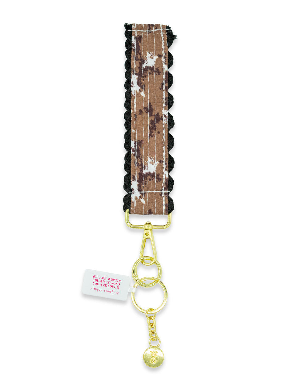 Ricrac Keyfob, Cow