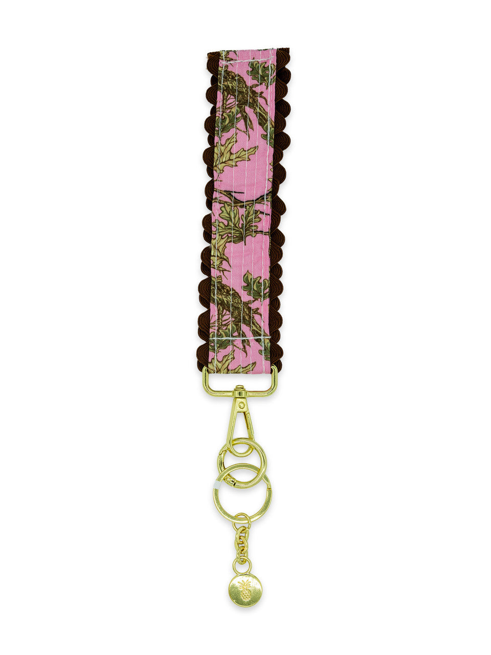 Ricrac Keyfob, Pink Camo