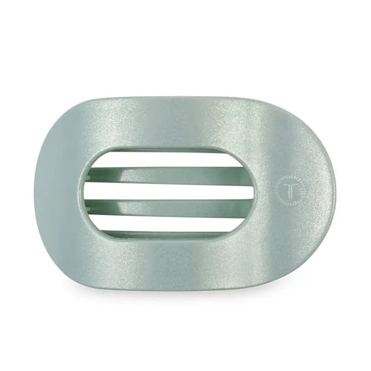 Dew Drop Flat Round Hair Clip Large