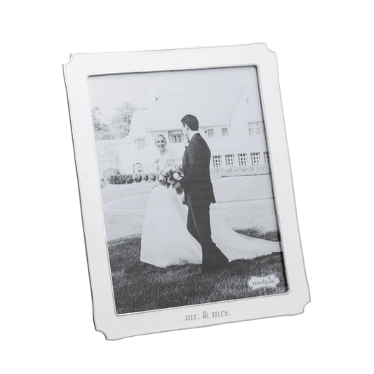 8X10 Mr & Mrs Enamel Frame