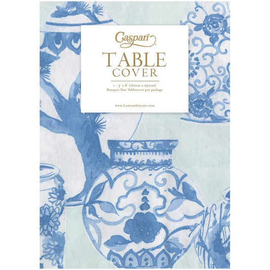 Glazed Porcelain Celadon Print Tablecover