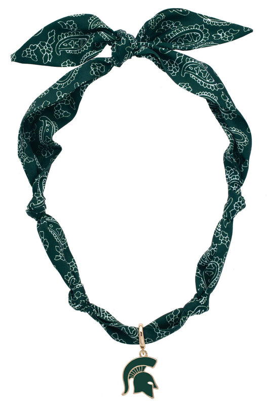 Spartans Bandana Scarf Necklace