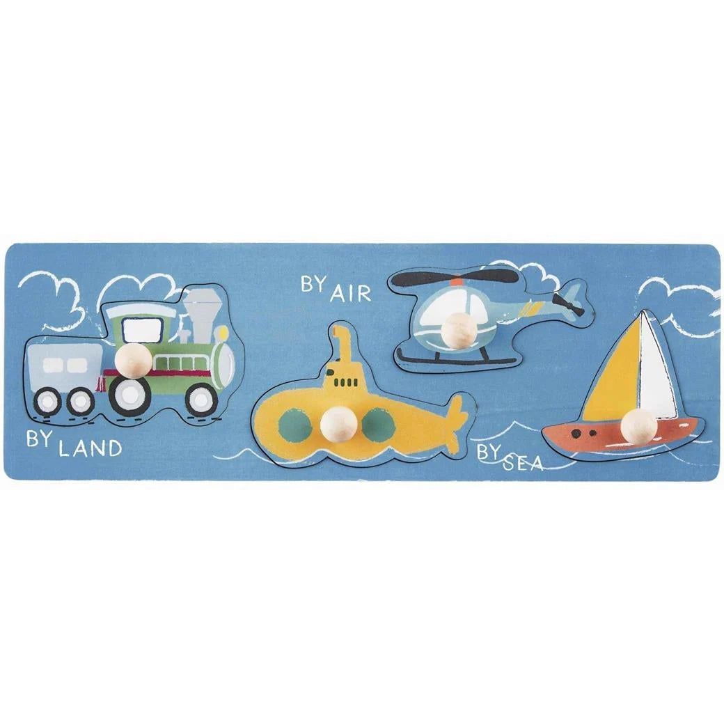 Land Air Sea Wood Puzzle