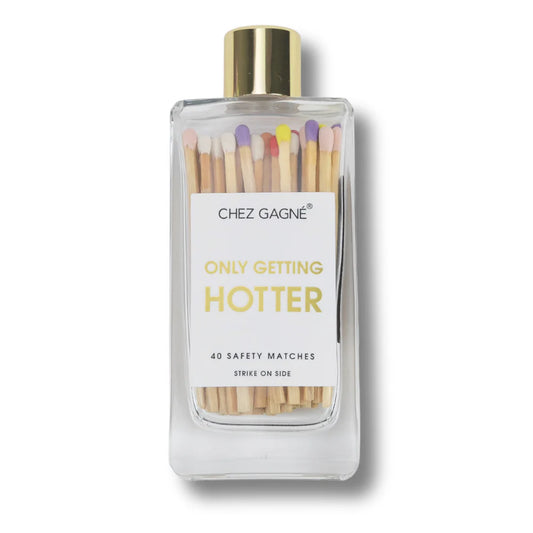 Only Getting Hotter - Rainbow Matches in Glass Bottle