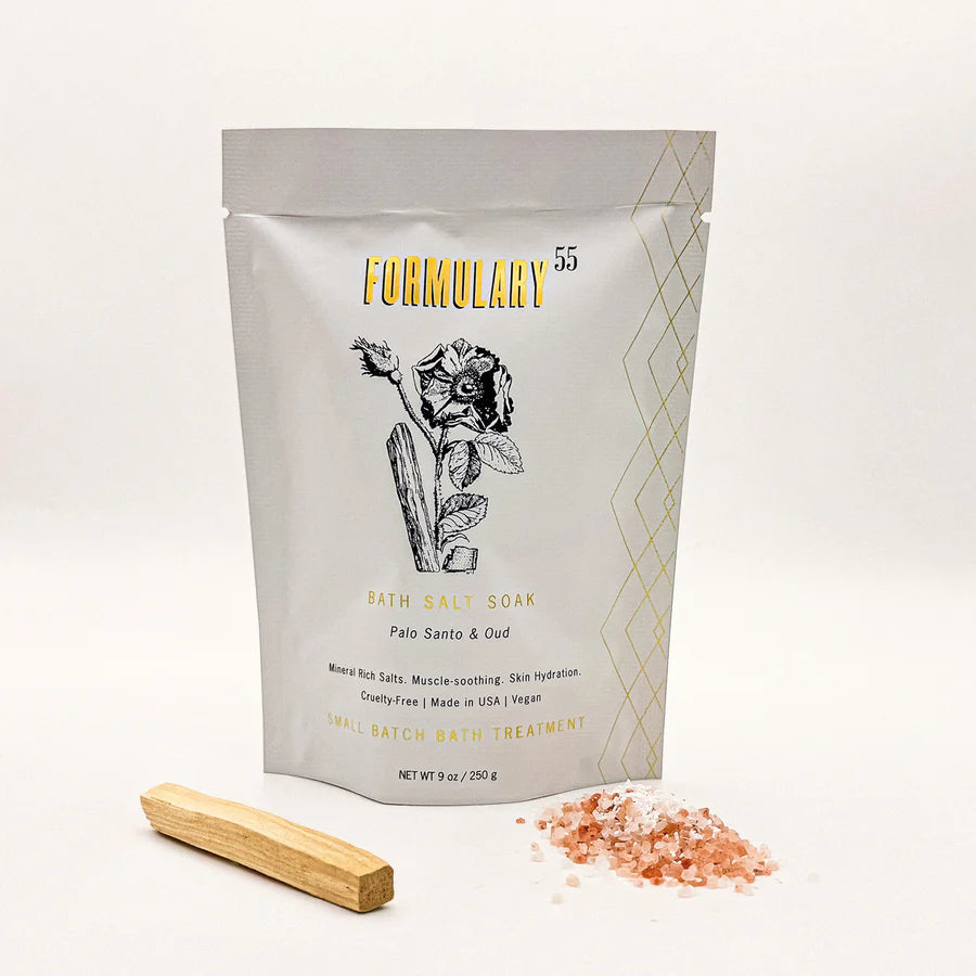 Bath Salt Soak - Palo Santo & Oud
