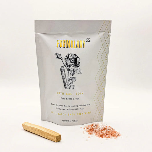 Bath Salt Soak - Palo Santo & Oud