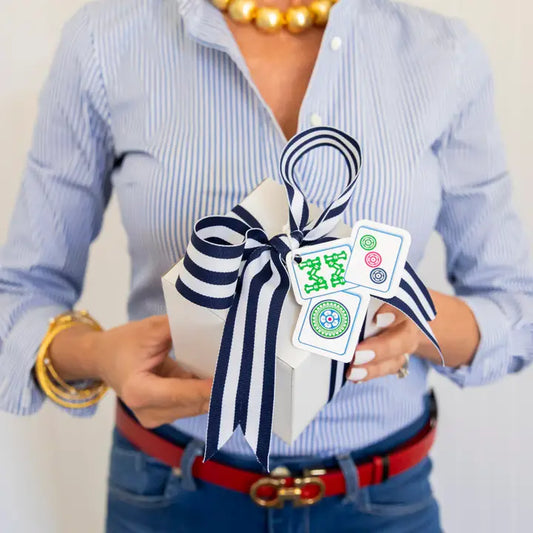 Mahjong Tiles Die-Cut Gift Tags